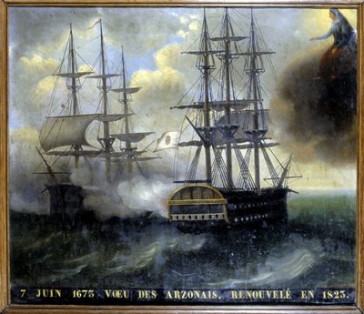 Clash of the Breton and Dutch fleets 