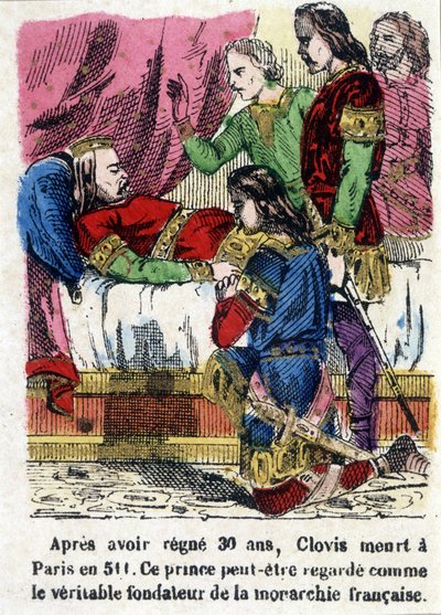 Clovis on His Deathbed in 511 by Unknown artist