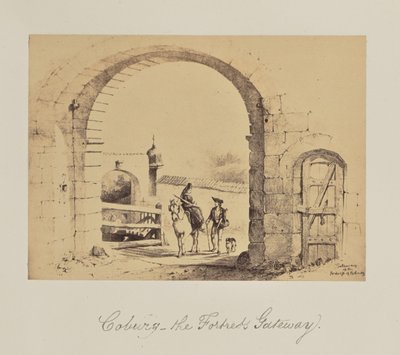Coburg - the Fortress Gateway by Unknown artist