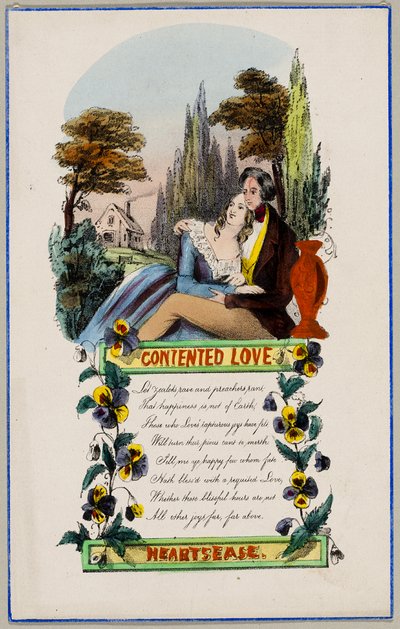 Contented Love (valentine) by Unknown artist