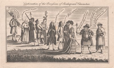 Continuation of the Procession of Shakespeare