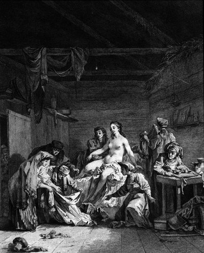Control of Deflowering After the Marriage of a Virgin in Russia by Unknown artist