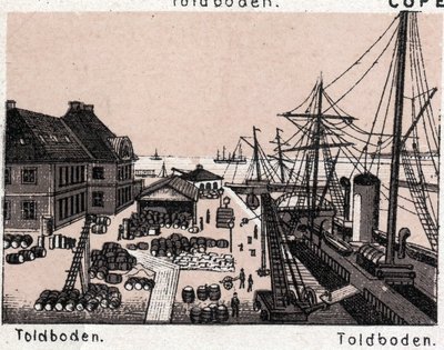 Copenhagen, Denmark: view of Toldboden in 
