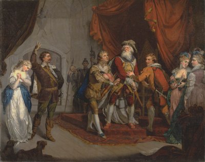 Cordelia Championed by the Earl of Kent, from Shakespeare