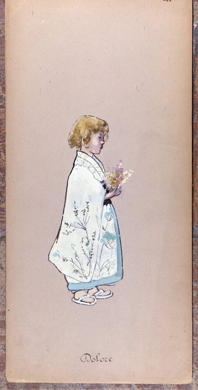 Costume by Il Bambino for the Creation of Madame Butterfly by Giacomo Puccini in 1904. Collection of the Museo della Scala in Milan by Unknown artist