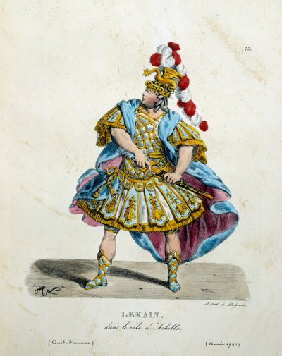 Costume by Lekain in the Role of Achilles by Unknown artist