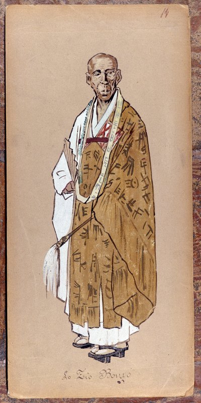 Costume by Zio Bonzo for the creation of Madame Butterfly by Giacomo Puccini in 1904. Collection of the Museo della Scala in Milan by Unknown artist