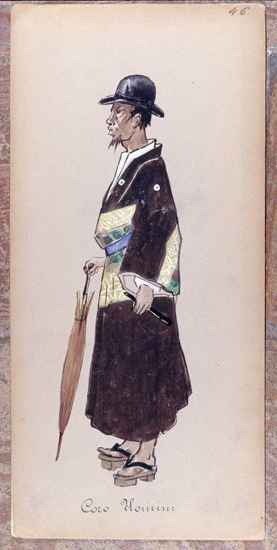 Costume for a Character from the Choir of the Opera Madame Butterfly by Giacomo Puccini in 1904. Collection of the Museo della Scala in Milan by Unknown artist