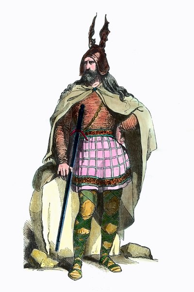 Costume of a Gaul chef under Roman rule by Unknown artist