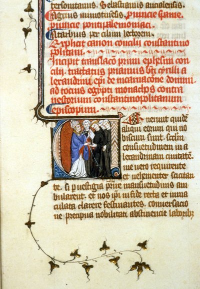 Council of Ephesus, 365, 356r. Manuscript File by Unknown artist