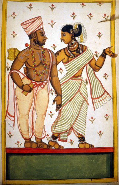 Couple of Brahman Page from the manuscript 