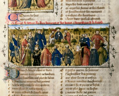 Court Entertainments: Dances and Games by Unknown artist