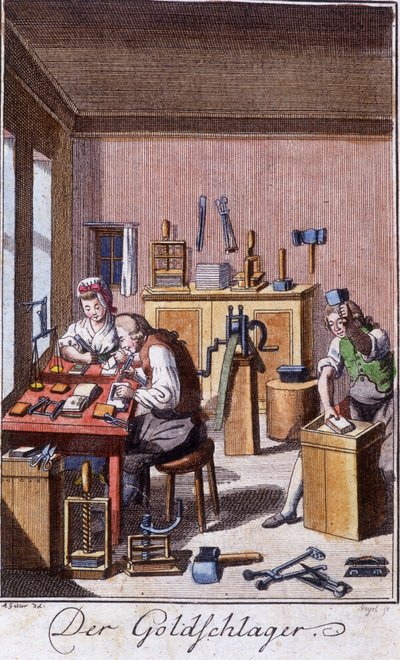 Craft Craft: The Gold Drummer in His Workshop by Unknown artist
