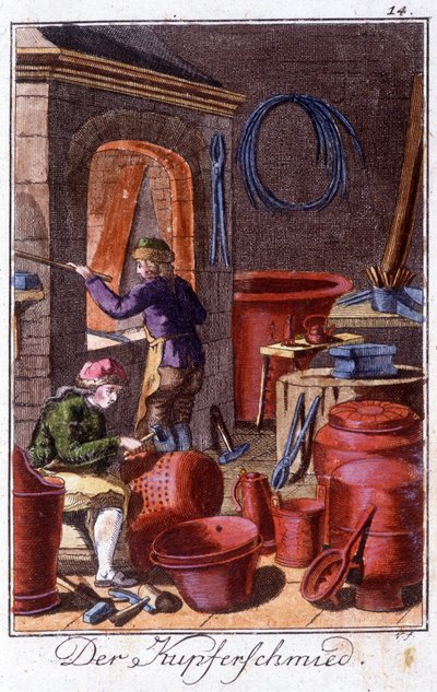 Crafts: The Boilermaker in His Workshop. In 