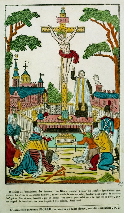 Crucifixion (engraving) by Unknown artist