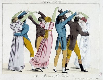 Dance movement called The Cradle of Love, early 19th century by Unknown artist