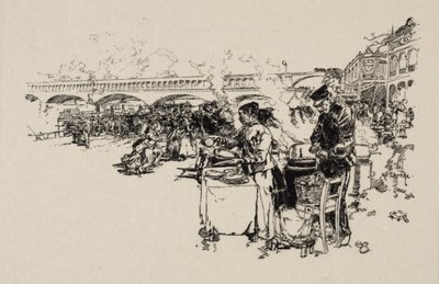 Landing Stage of the Boat-Omnibus by Unknown artist