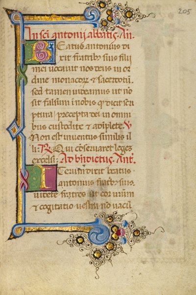 Decorated Initial B; Decorated Initial I by Unknown artist