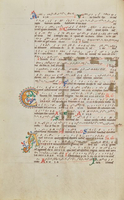 Decorated Initial C; Decorated Initial A by Unknown artist