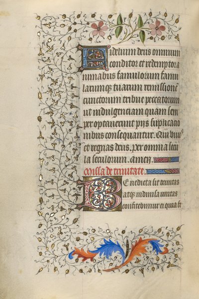 Decorated Initial F; Decorated Initial B by Unknown artist