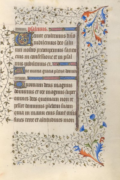Decorated Text Page by Unknown artist