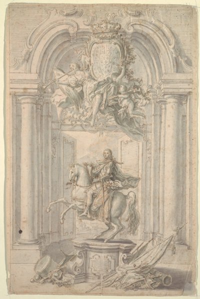 Design for Equestrian Monument of Charles III by Unknown artist