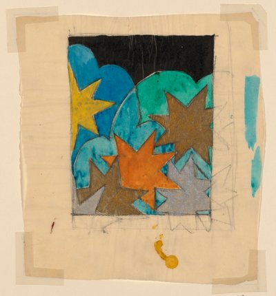 Design for a Textile or Wallpaper by Unknown artist