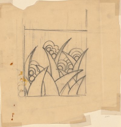 Design for a Textile or Wallpaper by Unknown artist