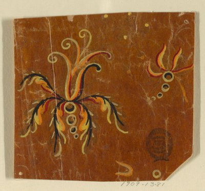 Design for a Woven Fabric, Fragment by Unknown artist