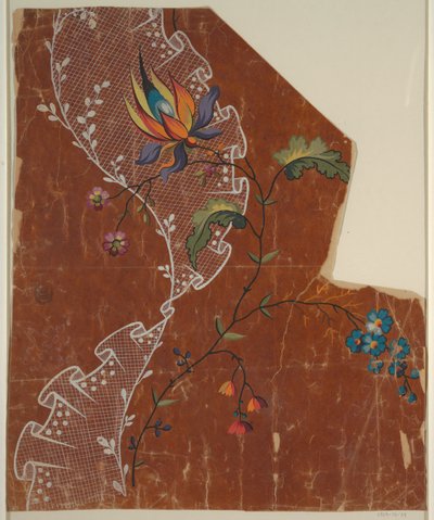 Design for an Embroidered or Woven Fabric by Unknown artist