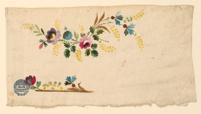 Design for the Embroidery of a Man
