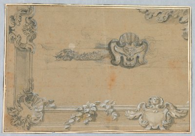 Design for the Stucco Decoration of a Ceiling by Unknown artist