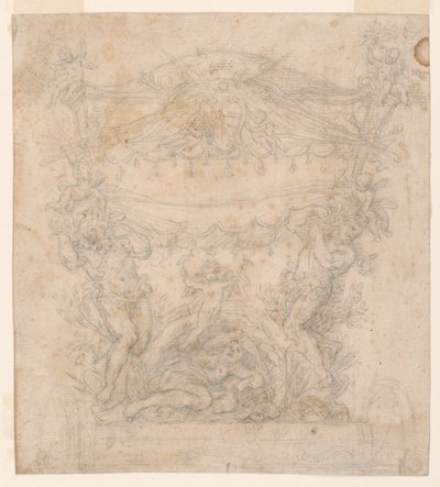Design for the Rear of a Carriage by Unknown artist