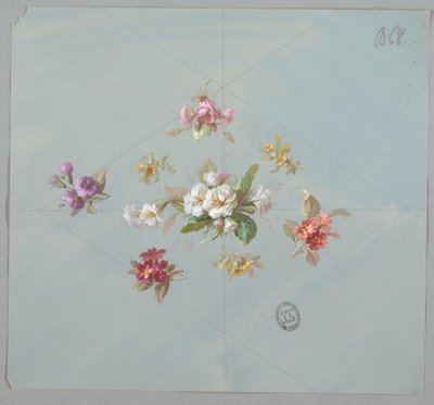 Designs for Wallpaper and Textiles: Flowers by Unknown artist
