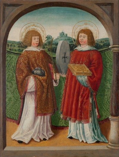 The Saints Stephen and Florian (?) by Unknown artist