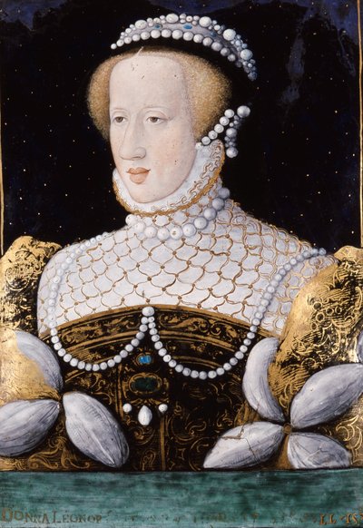 Eleonore of Habsburg (or Austria) (1498 - 1558), enamel by Unknown artist