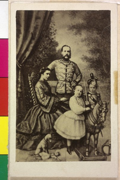Emperor of Austria with family Franz Joseph I by Unknown artist