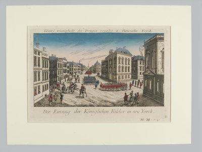 Entry of the Royal Troops into New York by Unknown artist