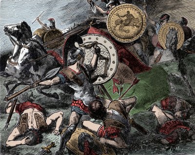 Epaminondas Rescues Pelopidas by Unknown artist