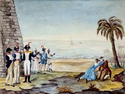 Execution of a Settler During the Revolt in Santo Domingo by Unknown artist