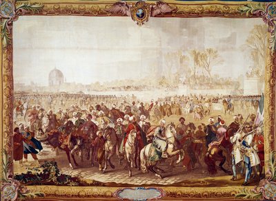 Exit of Turkish Ambassador Mehmet Effendi from the Tuileries Garden after the audience granted by King Louis XV on 21/03/1721 by Unknown artist