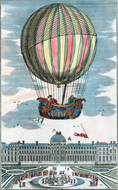 Experience of the Aerostatic Globe of Mr. Charles and Robert at the Tuileries Garden on 1 December 1783 by Unknown artist