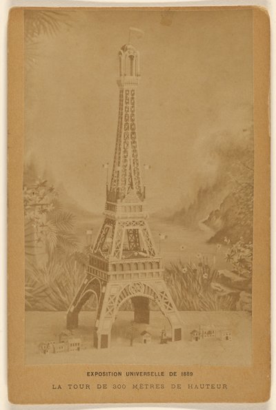 Exposition Universelle of 1889. The 300 Meter High Tower. by Unknown artist