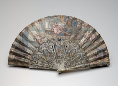 Folding fan with 