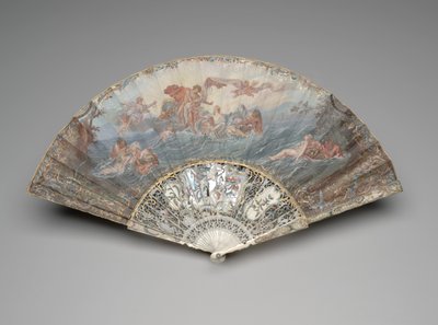 Folding fan with 
