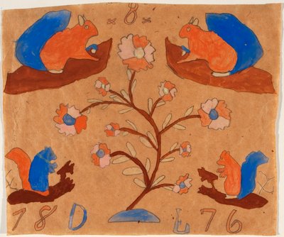 Four Squirrels by Unknown artist