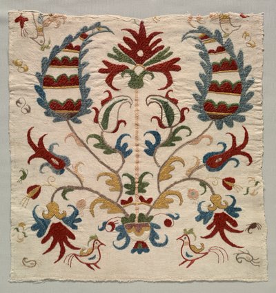 Fragment of Pillow Cover or Panel of Bedspread by Unknown artist