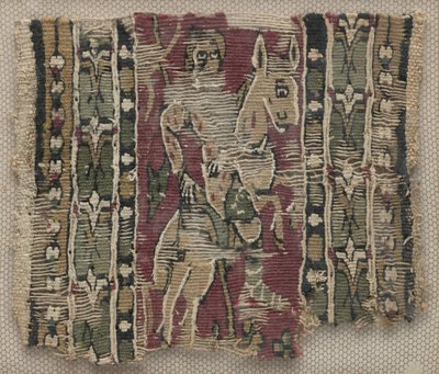 Fragment of a Clavus with Man on Horseback by Unknown artist