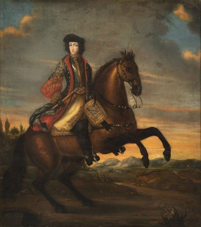 Portrait of Frederick IV (1671-1702), Duke of Holstein-Gottorp on Horseback by Unknown artist