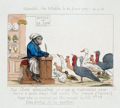 French Revolution: The Assembly of Notables on February 22, 1787 by Unknown artist